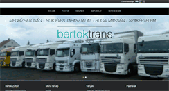Desktop Screenshot of bertoktrans.com