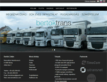 Tablet Screenshot of bertoktrans.com